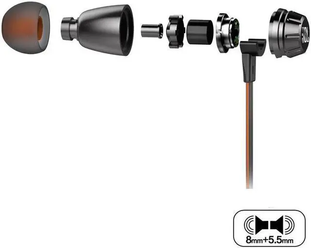 Alt view image 3 of 5 - New  Original T380A In-Ear 3.5mm Wired Headphones Stereo Pure Bass Sound Earphones Gaming Headset Sports Headphones