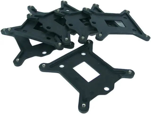 Alt view image 3 of 5 - Fan Backplate CPU  Fan Bracket Retention Backplate Base  for  LGA 1155/1156/1150 PC de resfriamento