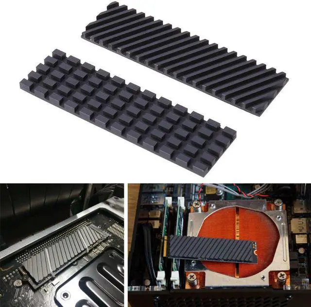 Main image of Copper Graphene Heatsink M.2 NGFF 2280 PCI-E NVME SSD Thermal Pad Cooler