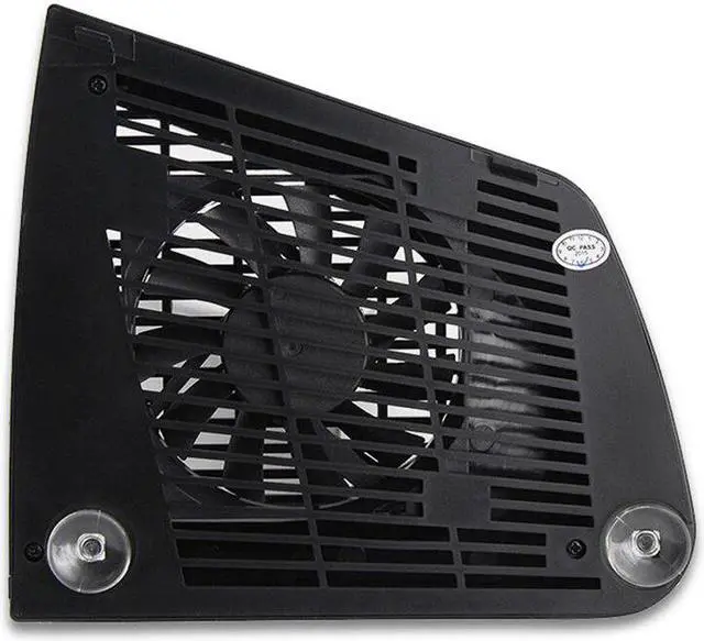 Alt view image 2 of 3 - UP Cooling Fan External Side Cooler for Xbox 360 Newest Slim Cooling Fan for Xbox 360 Black