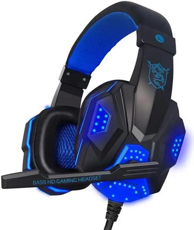 Alt view image 5 of 5 - Headset Wired Noise Isolation Auriculares Stereo 3.5mm Headphone For PS4 Xbox One Nintend Switch IPad PC With Microphone