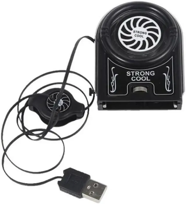 Alt view image 3 of 5 - External Mini Vacuum Strong Cool Air Extract USB Notebook Laptop Cooling Cooler Fan Pad for Notebook Laptop Computer