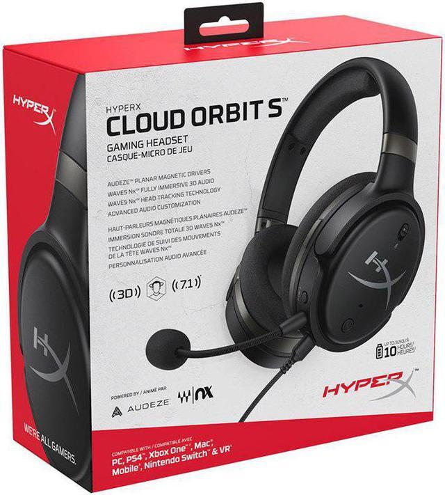 Alt view image 5 of 5 - HyperX Cloud Orbit S Gaming Headset 3D audio technology E-sports headset with ultra-accurate sound localization for PC