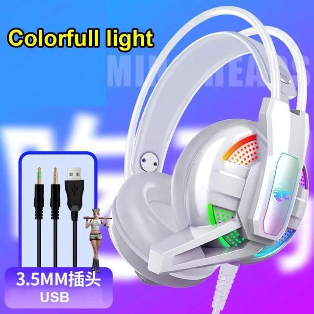 Alt view image 3 of 5 - Gaming Headphone Stereo Earphones Headset Earphones with Microphone for PC Mobile Phone Game Internet cafe