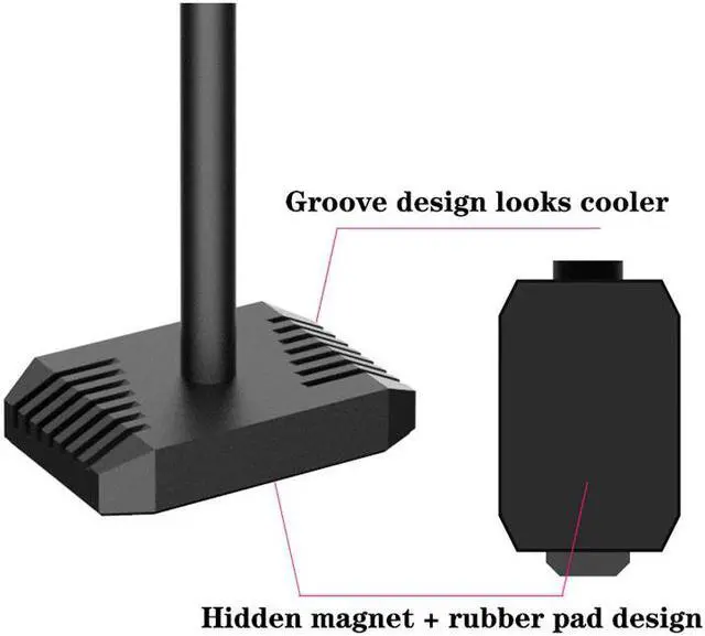 Alt view image 5 of 5 - 192mm Aluminum CM-VT192 Graphics Card Holder Jack Bracket Desktop PC Computer Case Video Card Water Cooling Kit Support Stand
