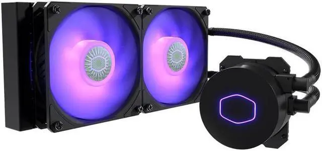 Alt view image 2 of 5 - ML240L V2 RGB CPU Water Liquid Cooling 120mm SickleFlow RGB fan CPU Cooler Computer radiator For i9 2066/115x/AM4