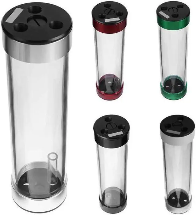 Main image of 234mm Cylinder Water Reservoir Tank G1/4 Thread Liquid Water Cooling Kit Radiator For PC Computer Component Water Cooling System