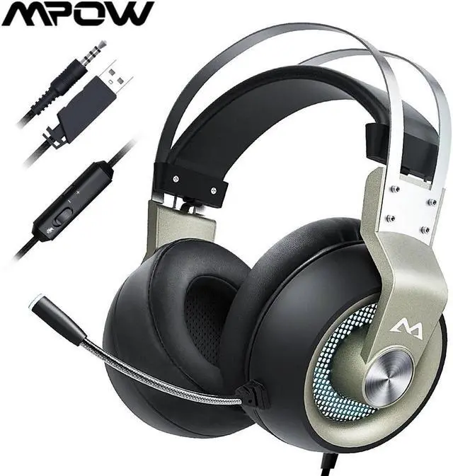 Main image of EG3 Pro Gaming Headset Surround Sound Over Ear Headphones with Noise Cancelling Mic Headphone for iPad PS4 PC Laptop Tablet