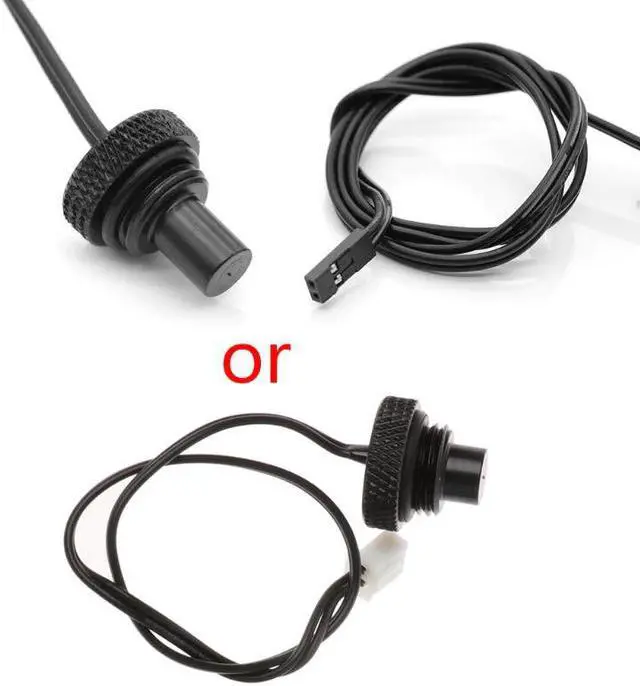 Alt view image 3 of 5 - Cooling System G1/4  Cooling Brass Stop Sealing Plug 10K Temperature Sensor Fpr PC