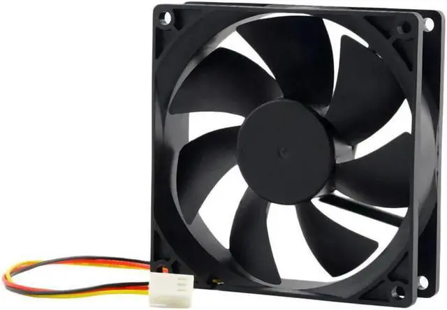 Alt view image 5 of 5 - Store 12V 3-Pin 9cm 90 x 25mm 90mm 65 CFM DC Cooling Fan CPU Heat Sinks Cooler