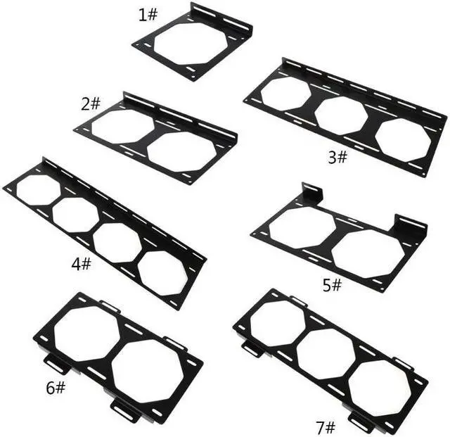Main image of Bracket 240 Radiator Mounting Bracket Water Cooler for 12/14CM Holder External Computer Case Heatsink Gadget Accessories