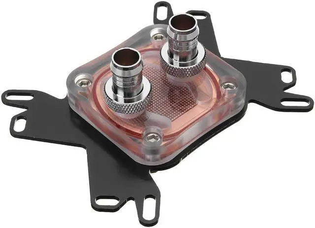 Alt view image 3 of 5 - Copper CPU Cooler Water Cooling Water Block for Intel LGA 1155 2011 AMD AM4 Computer Components Fans Cooling