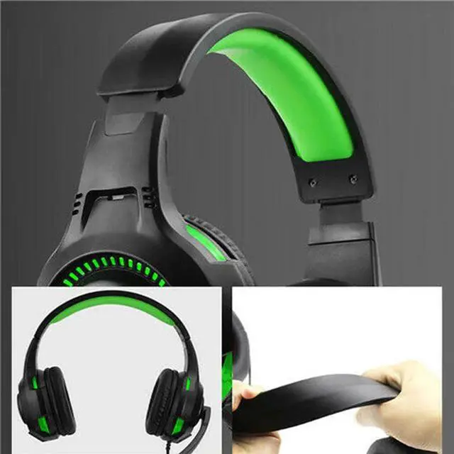 Alt view image 4 of 5 - Professional Studio Pro DJ Headphones With Microphone Over Ear HiFi Monitor Music Surround Headset Earphone For Phone PC