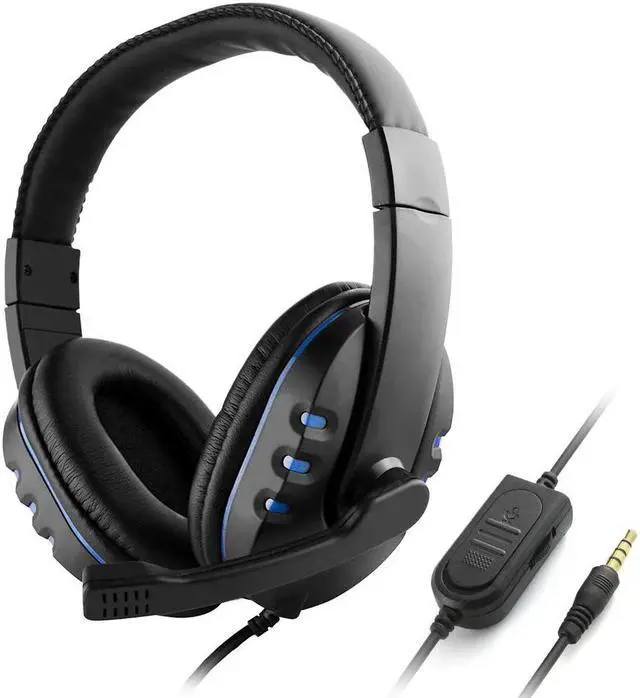 Alt view image 5 of 5 - 3.5mm Wired Gaming Headphones Over Ear Game Headset Noise Canceling Earphone with Micro Volume Control for PC Laptop Smart Phone