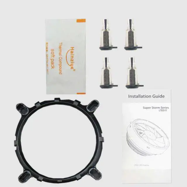 Alt view image 2 of 5 - 122mm LED Ultra Silent Computer PC Case Fan Fine Aperture RGB 12V Cpu Heatsink Cooler Master Cooling Fan DC 12V 3P Connector