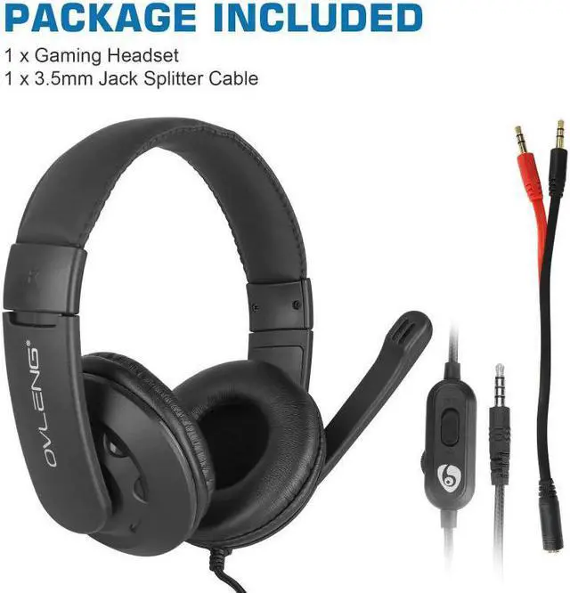 Alt view image 3 of 5 - Headset Gamer Headphone Stereo Earphones Noise Isolation Headset With Microphone For PS4/Nintendo Switch/Xbox One/PC