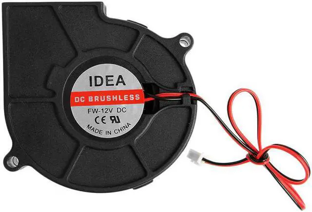 Main image of 75mm x 75mm x 30mm 12V PC Quiet Sleeve-Bearing 2-Pin Hydraulic Bearing Blower Cooling Fan For Computer