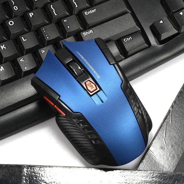 Alt view image 2 of 5 - 2.4G Wireless Mouse 6 Buttons Professional Optical Mouse Adjustable 2400DPI Wireless Gaming Mouse Gamer Mouse Mice For PC Laptop