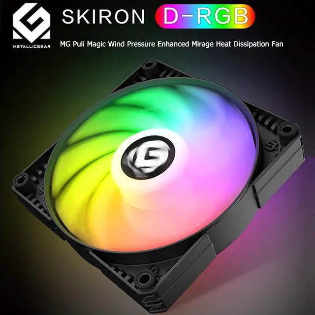 Main image of 120mm/140mm Gorgeous PC Case Cooling Fan Built in 12pcs LED DRGB 4Pin PWM Chassis Heatsink Color Cooler Cooling Fan Dropship