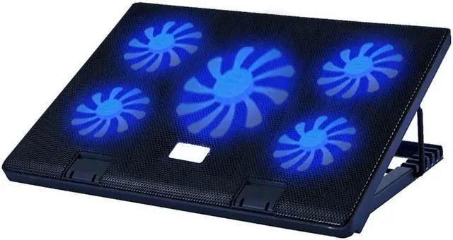 Main image of Radiator Cooler Pad Heat Dissipation Computer Base with 5 Cooling Fans