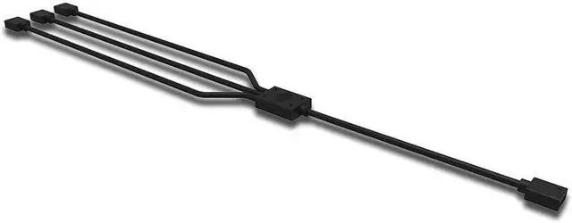 Alt view image 5 of 5 - 1 in 3 4pin/5pin 12V RGB fan adapter cable Computer Case fan Connector Cable Compatible Light bar connection