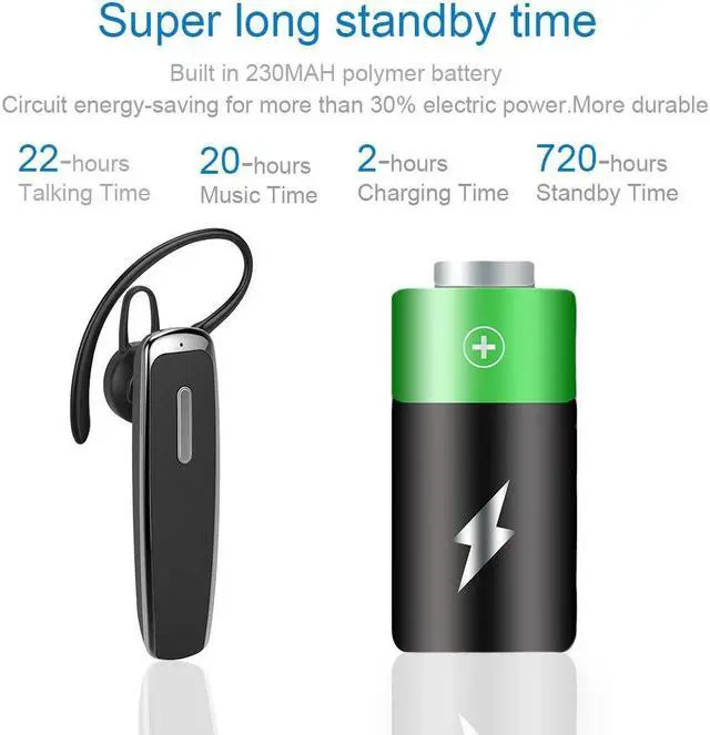 Alt view image 3 of 5 - Original Hands- Wireless Bluetooth Earphone Headset Headphones Earbud with Microphone Earphone for Phone PC