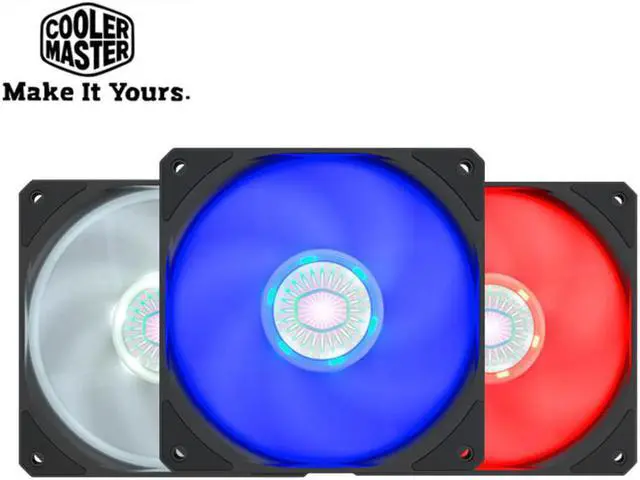 Main image of sickleflow 120mm LED 4pin PWM Shockproof silence fans For Computer Case CPU cooler cooling fan