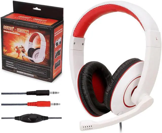 Alt view image 5 of 5 - Headphones Headset for PC 3.5mm Over-Ear Headphone Microphone For NS switch For PS4 Game Earphones#G20