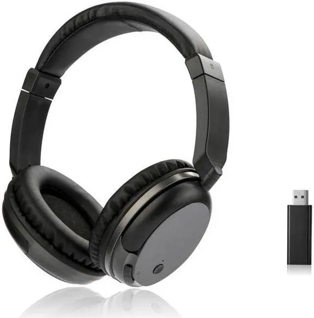 Alt view image 3 of 5 - Wireless TV Headset Headphones Home Theater headset for Computer PC MP3 Music Headphone Support FM Function