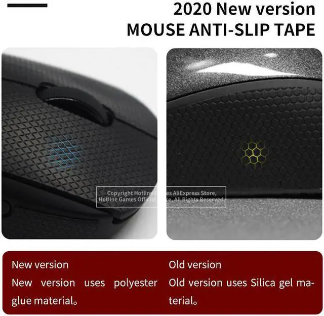 Alt view image 3 of 5 - Mouse Anti-Slip Tape for ZOWIE ZA12 Mouse Sweat Resistant Pads Mouse Side Anti-Slip Stickers Mouse Skates