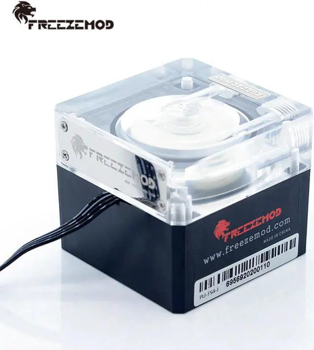 Main image of RGB Pump 800L/H PWM speed control POM armor Range 4M MOD Water cooler Pump Lighting head 4M AURA Acrylic Cover