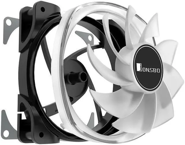 Alt view image 5 of 5 - FR-701 Computer PC Case ARGB Fan 120mm 9 Blades Addressable RGB LED 5V 3Pin PWM Chassis Computer Cooler CPU Cooling Fans