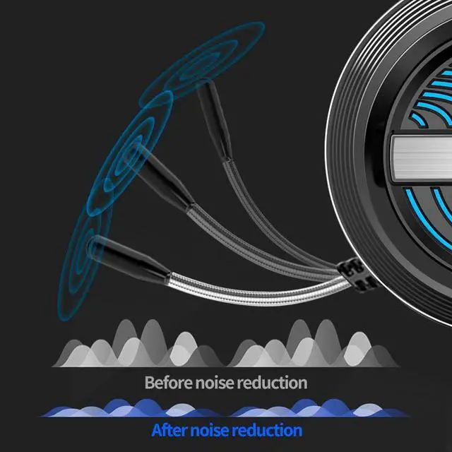 Alt view image 2 of 5 - Headphones USB Wired 7.1 Surround Sound Stereo Gamer Headset with Mic Noise Canceling RGB Light Earphones for Computer