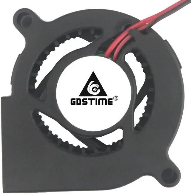 Alt view image 2 of 5 - 2 Pcs 5020 Blower 24V 12V 5V Centrifugal Turbine Fan 50mm 2 Pin Cooling Cooler