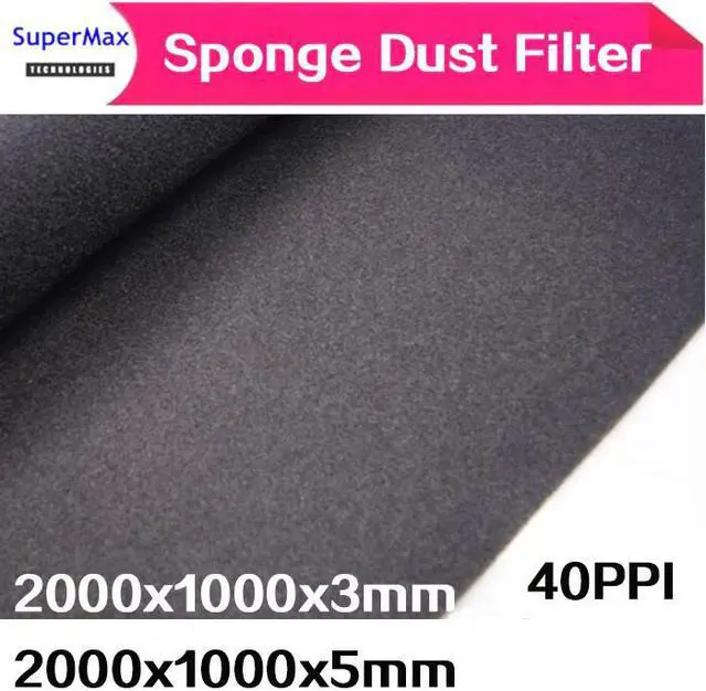 Main image of 1m x 2m x 3mm/5mm Computer Mesh sponge PC Case Fan Cooler Black Dust Filter Case Dustproof Cover Chassis dust cover 40PPI