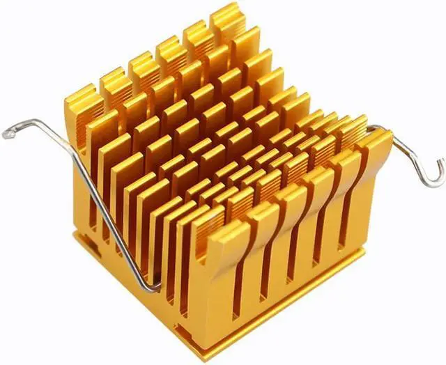Alt view image 3 of 5 - DIY Aluminum Northbridge Heat sinks Cooler Motherboard Radiator with 40mm Cooling Fan For PC Computer Case Cooling