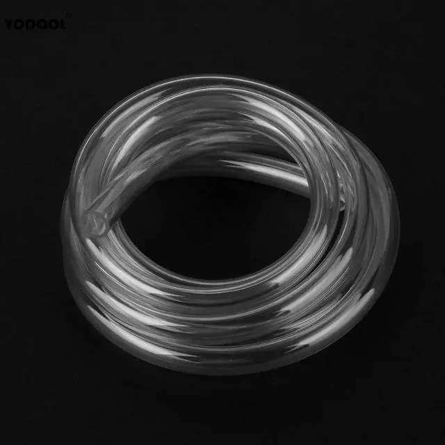 Main image of 2m/6.56FT 9.5X12.7mm Transparent PVC Pipe Tube Computer PC Water Cooling Soft Pipe CPU GPU Water Cooling Block Adapter