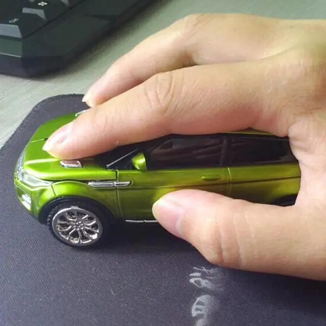 Alt view image 2 of 5 - 2.4GHz Car Shape Optical With USB Receiver High Accuracy Mouse LED Light Wireless For PC Tablet Gaming Ergonomic 3D Home Office