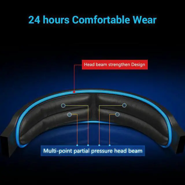 Alt view image 5 of 5 - SA901 Gaming Headset 7.1 surround USB Headphone with Microphone Noise Cancelling Mic for Computer Laptop PC Gamer