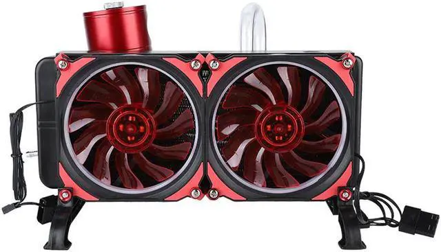 Alt view image 3 of 5 - PC Water Cooling Kit Liquid Computer Cooling Set Notebook Water-cooled Set 120*120*25mm 50CFM Cooling Fan 600L/H Water Pump