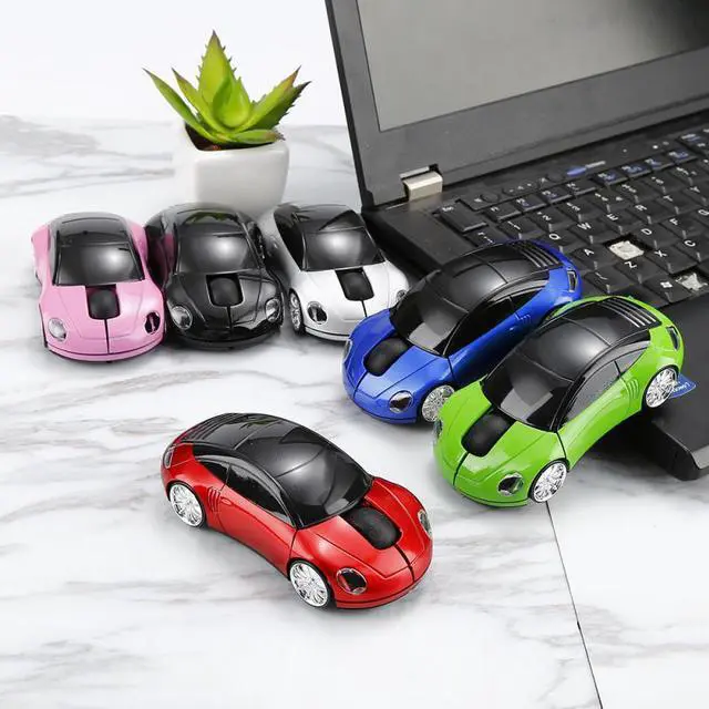 Main image of 2.4GHZ 1600DPI Wireless Fashion Car Shape Mouse Mini USB 2.0 Receiver Optical Ergonomic Mice For PC latop Computer Gaming Mouse
