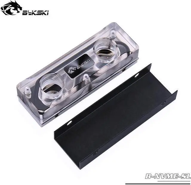 Alt view image 2 of 5 - B-NVME-SL RAM Water Block Acrylic SSD Vest Memory Transperant Radiator Heatsink Water Cooling PC  Radiator