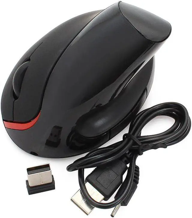 Alt view image 4 of 5 - 2.4Ghz Wireless Mouse Rechargeable Optical Vertical Gaming Mouse Ergonomic Wrist Healing Computer Mice Mause For Gamer Mouse Pad