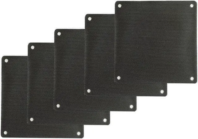 Alt view image 5 of 5 - 5PCS 80mm Cuttable Black PVC PC Fan Dust Filter Dustproof Case Computer Mesh Cooling Ultra Fine Dustproof Cover