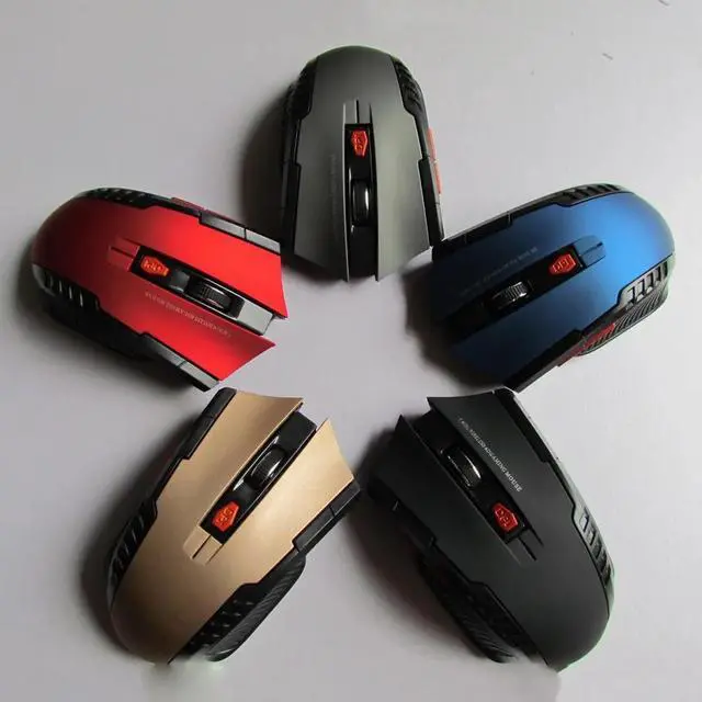 Alt view image 4 of 5 - 2020 6 Button Adjustable Optical LED Silent 2.4Ghz Wireless Gaming Mice 1600DPI Ergonomic Mouse For PC iMac Macbook For Gamer