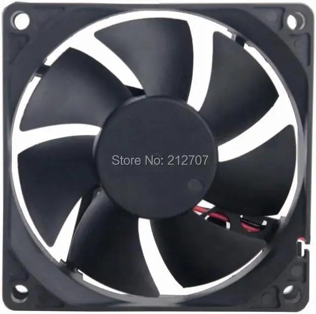 Alt view image 5 of 5 - 1PCS  2Pin 8020 80mm 80x80x20mm 24V Case Cooling Cooler Server Inverter Fan