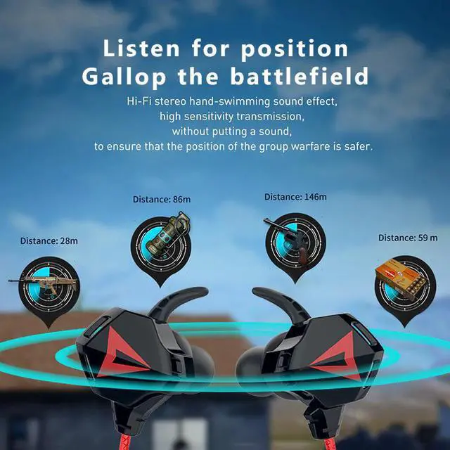 Alt view image 4 of 5 - Headphones for PUBG PS4 CSGO Gamer Gaming Headset 7.1 Surround Sound with Detachable Microphone Earphone for Xbox One