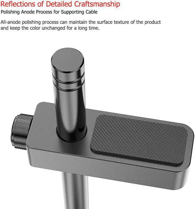 Alt view image 5 of 5 - 195mm Aluminum VC-2 Graphics Card Holder Jack Bracket Desktop PC Computer Case Video Card Water Cooling Kit Support Stand