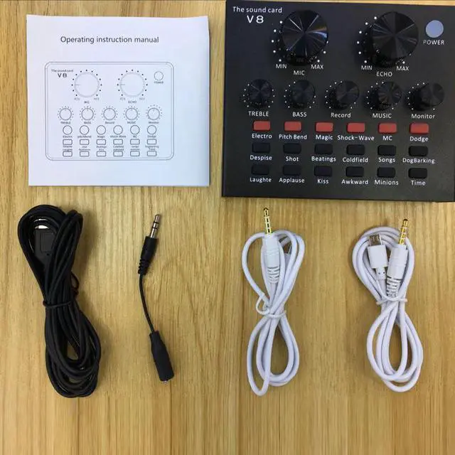 Alt view image 2 of 5 - Card Audio External USB Headset Microphone Live Broadcast For BM 800 Mobile Phone Computer PC