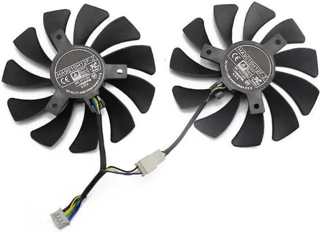Alt view image 3 of 5 - 85MM HA9010H12F-Z 4Pin Cooler Fan Replacement For MSI GTX 1060 OC 6G GTX 960 83XB